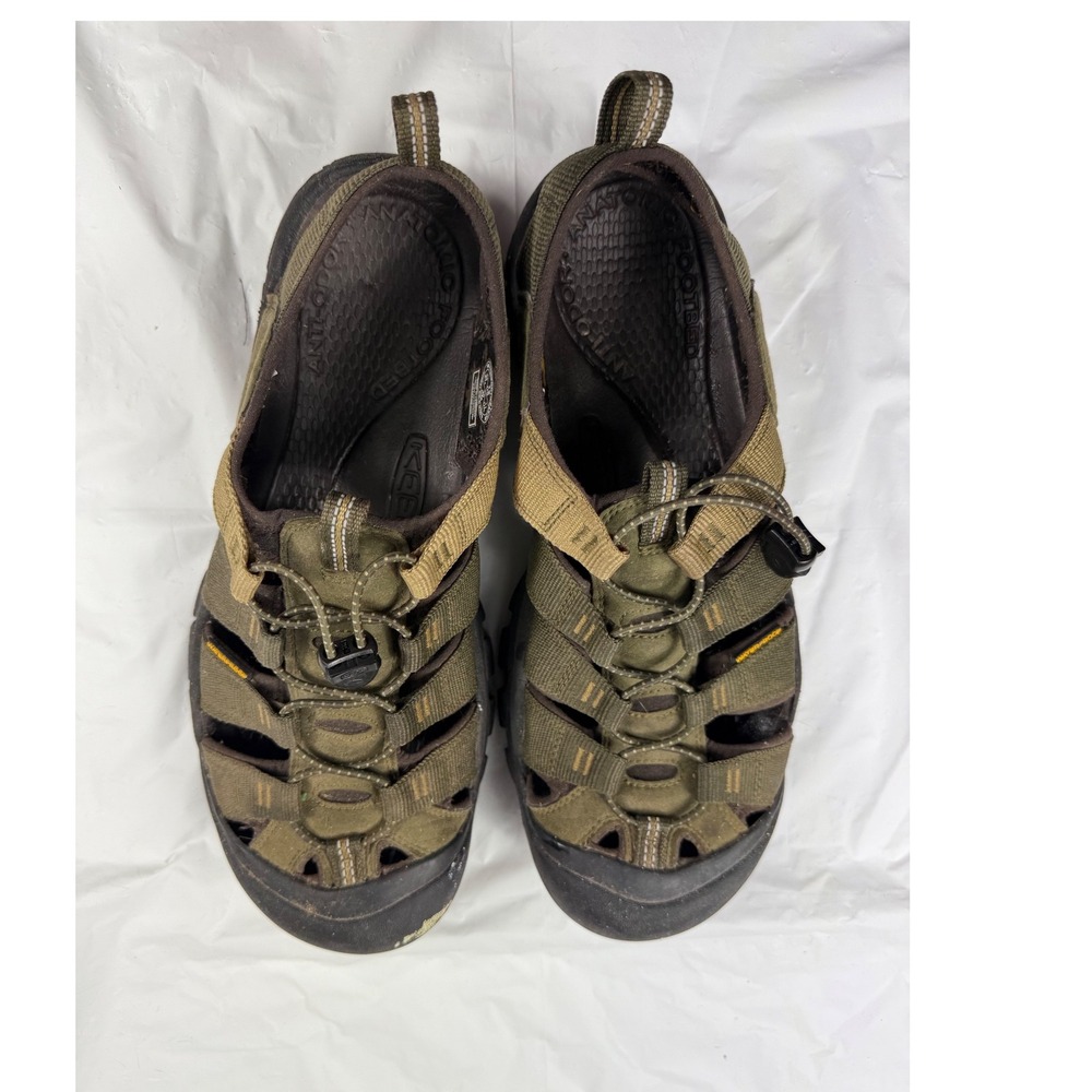 Keen Waterproof Walking Sandals Hiking Water Shoes Olive Green Mens Size 12